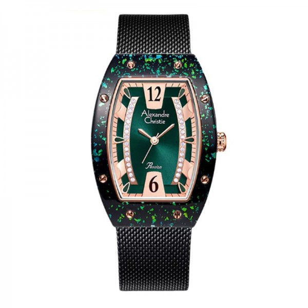 Alexandre Christie AC 2856 Rosegold Green LHBBRGN